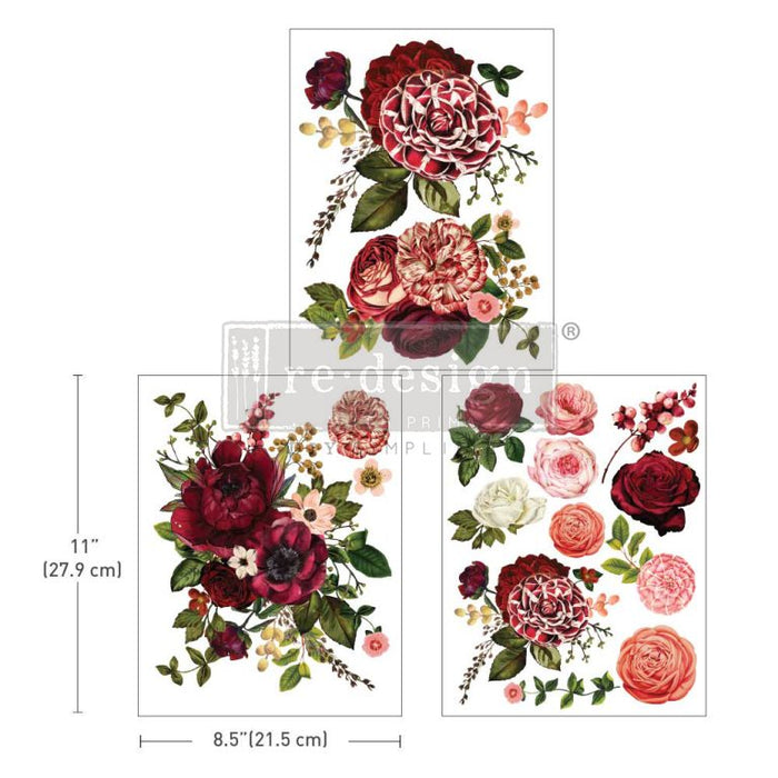 Burgundy Love | Middy Transfer 8.5 x 11 | Redesign with Prima