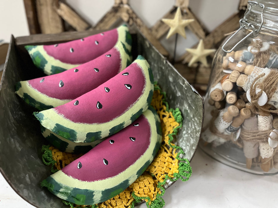 Hand painted Watermelon bowl filler