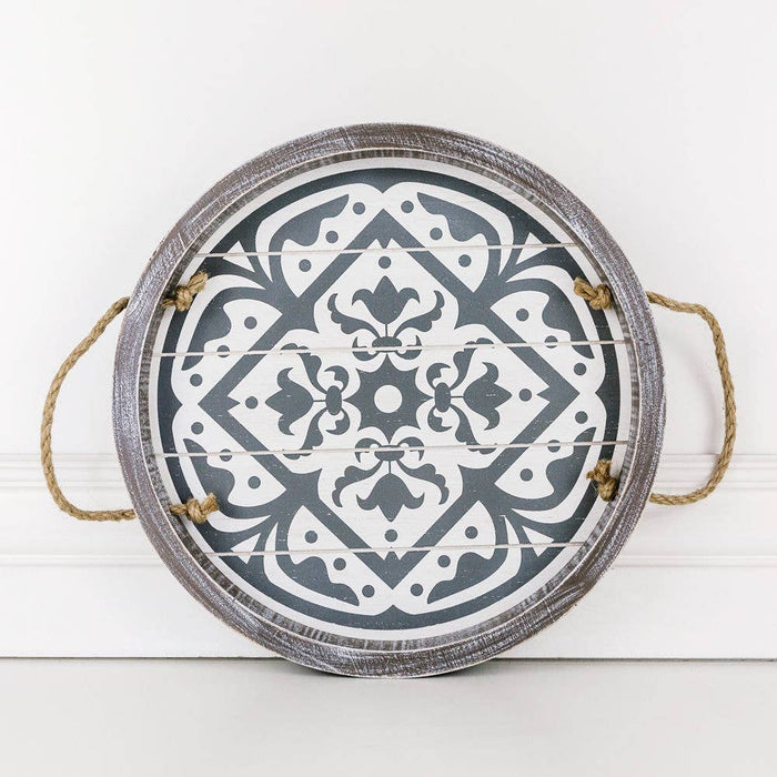 Dutch Pattern Shiplap Tray 12x1.5x12