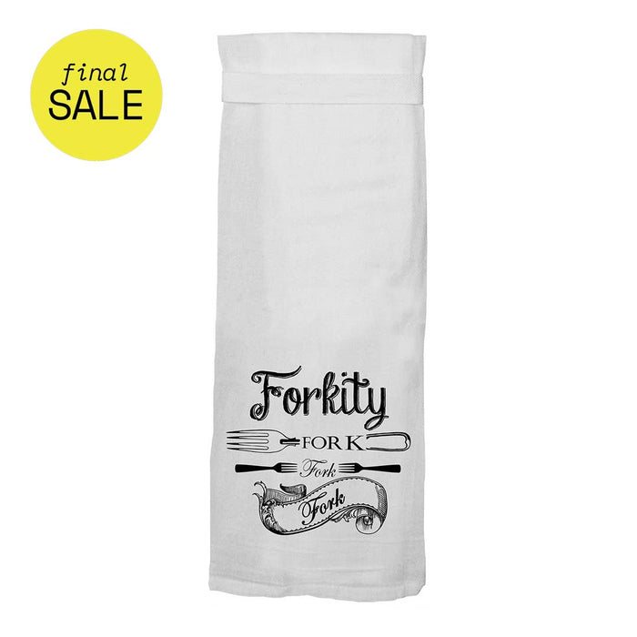 Twisted Wares - Forkity Fork Fork  | Funny Kitchen Towels *LAST CHANCE*