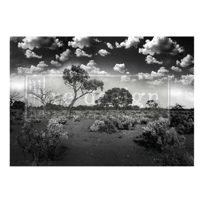 SERENE WILDERNESS – 1 SHEET, A1 SIZE | A1 DECOUPAGE FIBER | Redesign with Prima