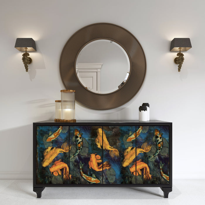 KOI POND – 1 SHEET, A1 SIZE | A1 DECOUPAGE FIBER | Redesign with Prima