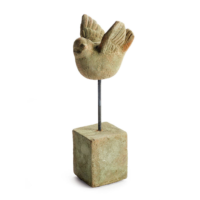 Weathered Bird On Stand | Patina Home & Garden Decor