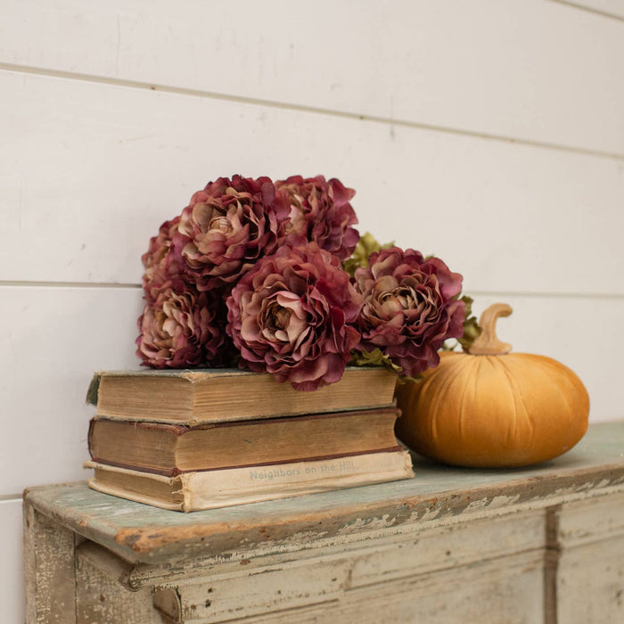 Sage Purple Peony Spray | 19 inches | Ragon House | Vintage Florals