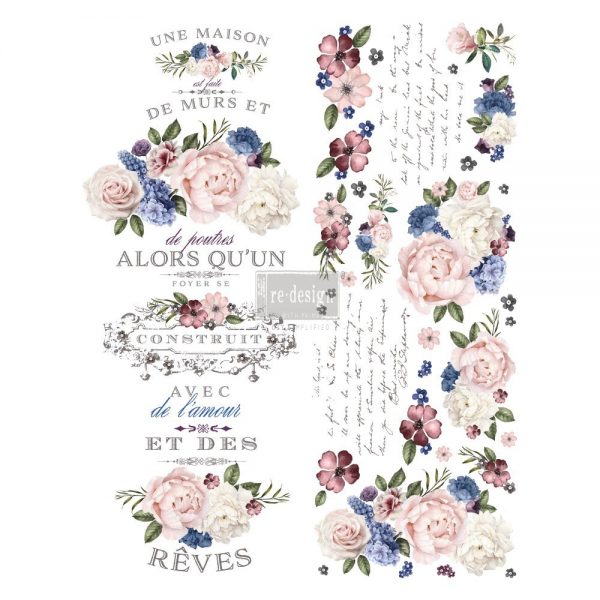 Lavender Bush | Full Size 22 x 30 | Furniture Transfer by Redesign with Prima