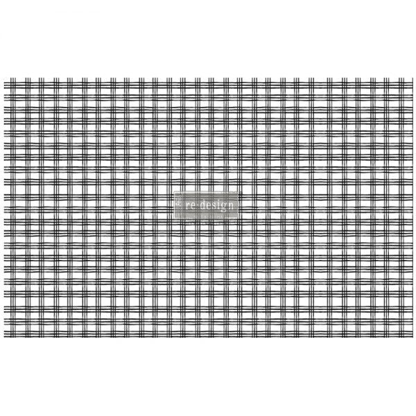 Grid Decoupage Decor Tissue Paper