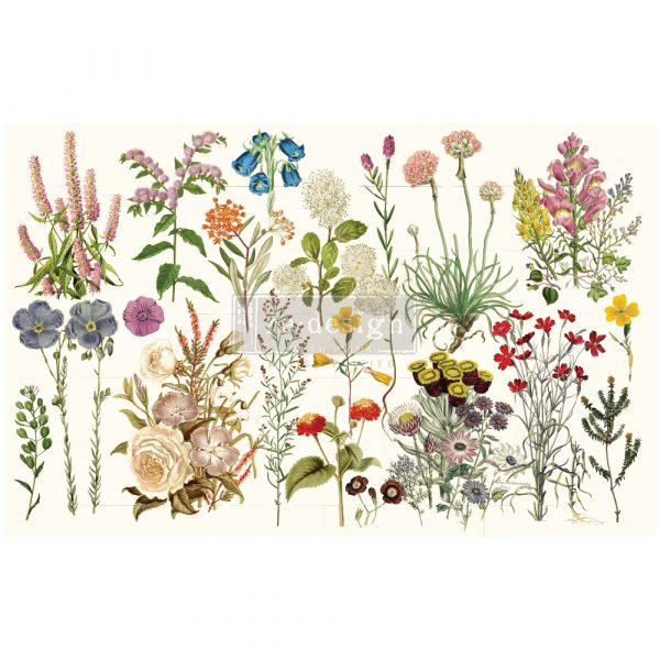 Wild Herbs Decoupage Decor Tissue Paper