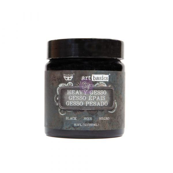 ART BASICS – HEAVY GESSO – BLACK (8.5 FL. OZ.)
