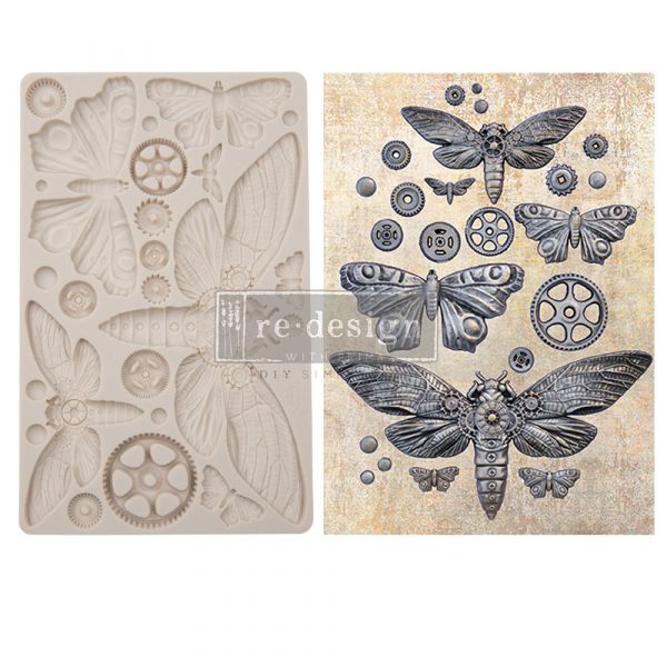 FINNABAIR MOULDS – MECHA MOTH – 5″ X 8″ X 8MM