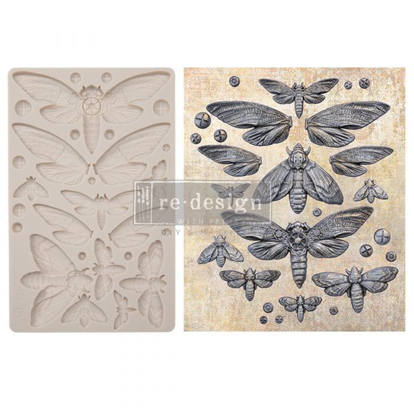 FINNABAIR MOULDS – NOCTURNAL INSECTS – 5″ X 8″ X 8MM