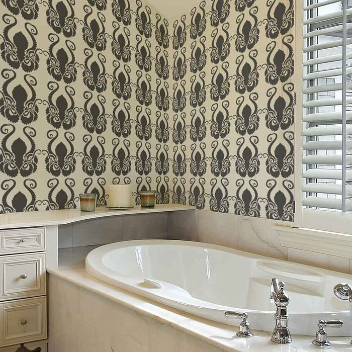 Octopus All Over | Large | Cutting Edge Stencils | Repeating Wall or Floor Stencil | Coastal