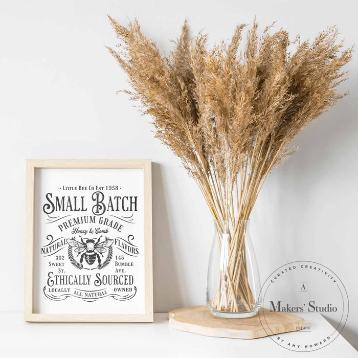 Small Batch Honey Mesh Stencil | A Makers Studio | Screen Printing Bumble Bee Home Decor