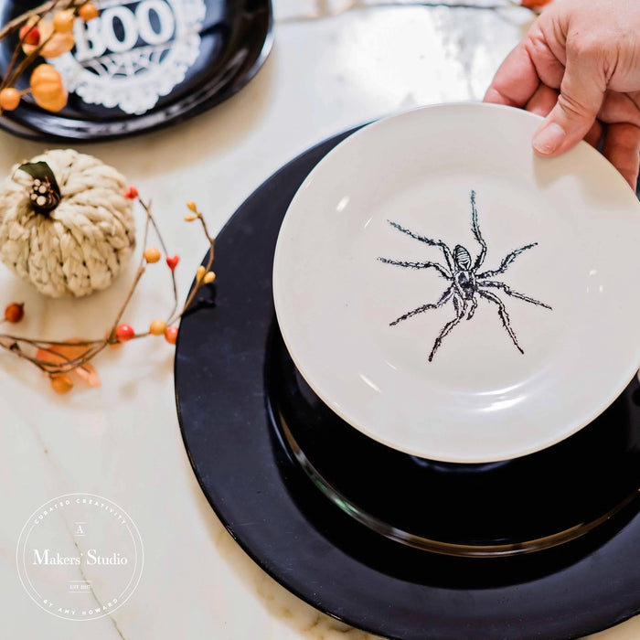 SPIDERWEBS - MESH STENCIL 18X12 | Halloween DIY Decor | Adhesive Screen Print