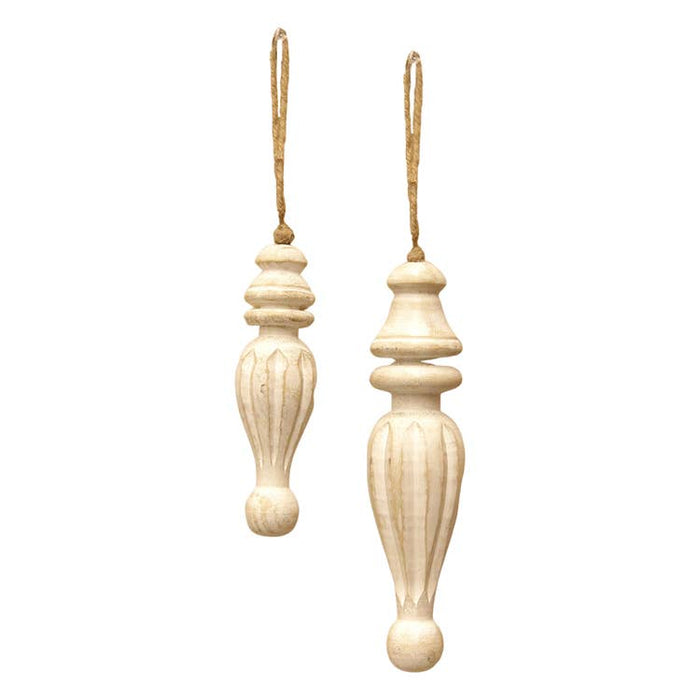 WT Collection - A Wing Tai Trading Company - Set of 2 Finial Ornaments