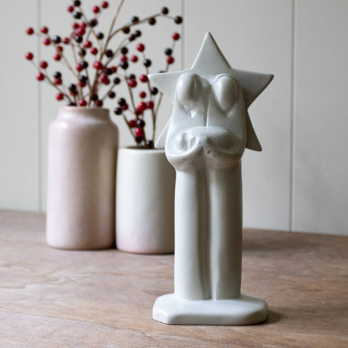 Star Nativity | Carved from Natural Soapstone | Handmade | Fair Trade in Kenya