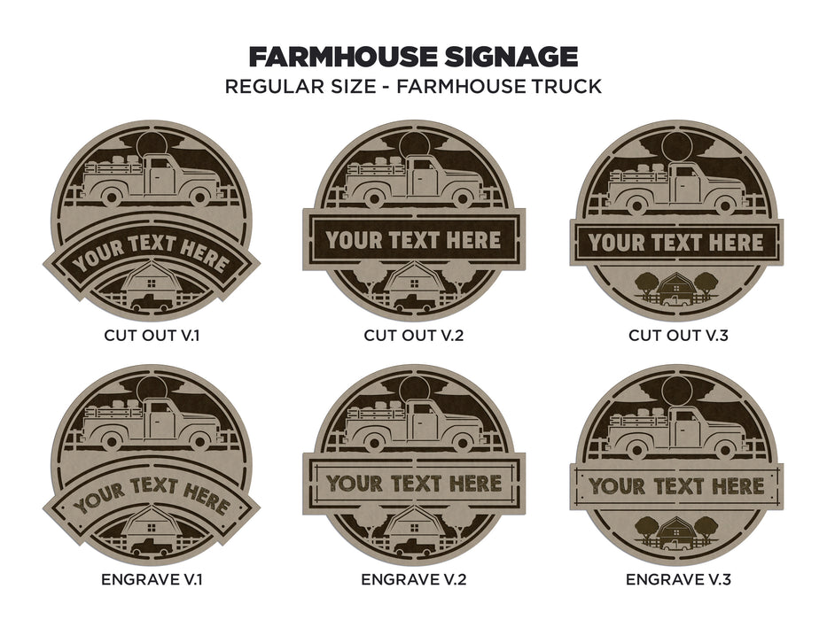 Farmhouse Signage (10.5" x 10.5") Choice of themes