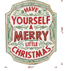 Have yourself a Merry Little Christmas Metal Farmhouse Sign | Christmas Decor