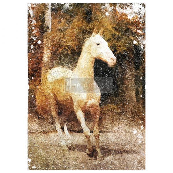 White Majesty  A1 Decoupage Rice Paper