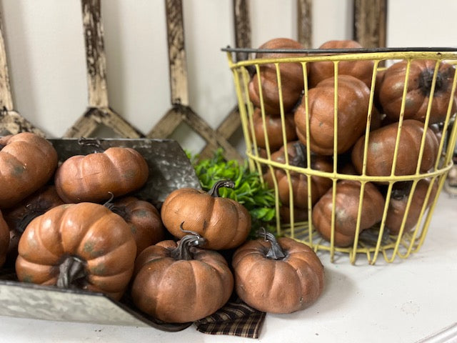 How to make Styrofoam, Thrifted, or Dollar Tree Pumpkins look like High Fall End Home Decor