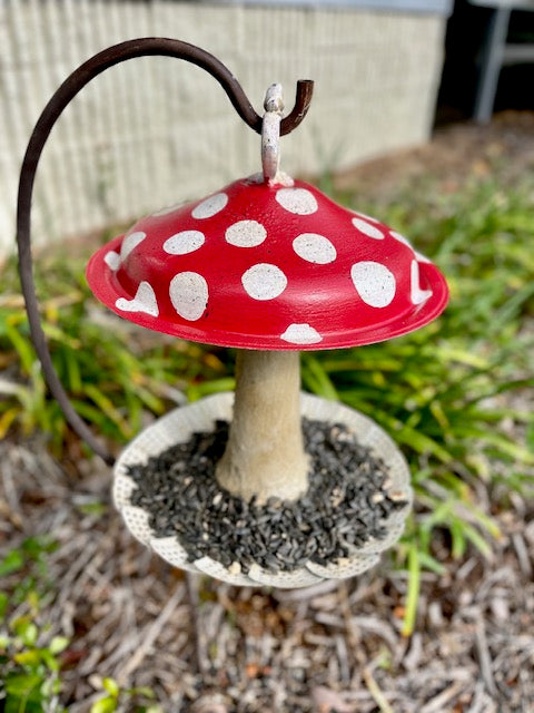 Thrift Flips for Profit: Making Birdfeeders out of Thrifted and Found Objects | Mushroom ALERT!
