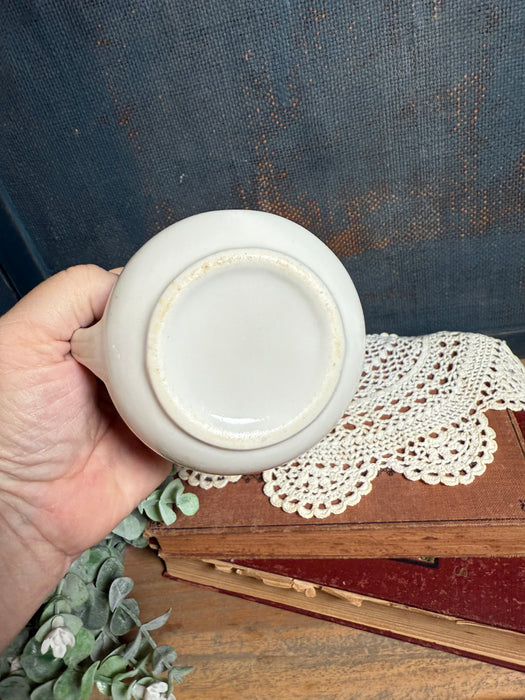 Ironstone Creamer in Warm White