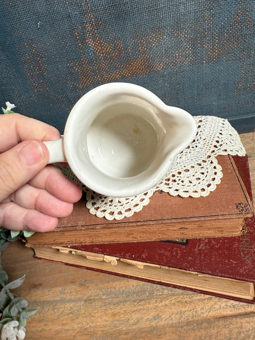 Ironstone Creamer in Warm White