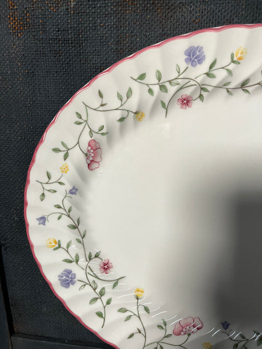 Summer Chintz 13.5” Oval Serving Tray | Vintage Johnson Brothers | Fine English Tableware