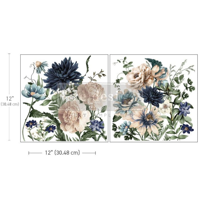 Cerulean Blooms | Maxi Transfer | Redesign with Prima