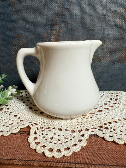 Ironstone Creamer in Warm White