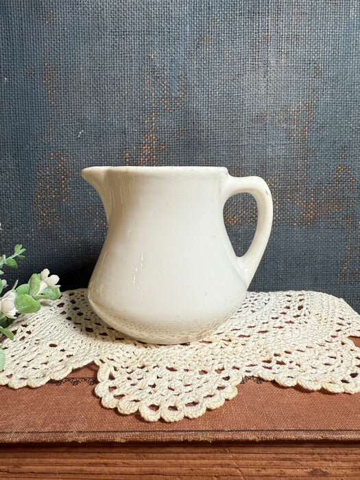 Ironstone Creamer in Warm White