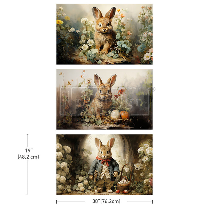 Dreamy Bunnies Decoupage Decor Paper | Redesign with Prima | Easter 2024