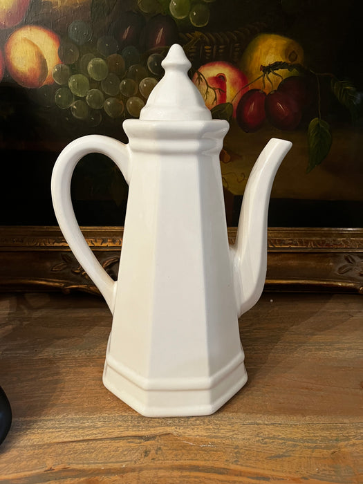 Vintage Ironstone Pfaltzgraff Coffee Pot | Restaurant ware & Catering Quality
