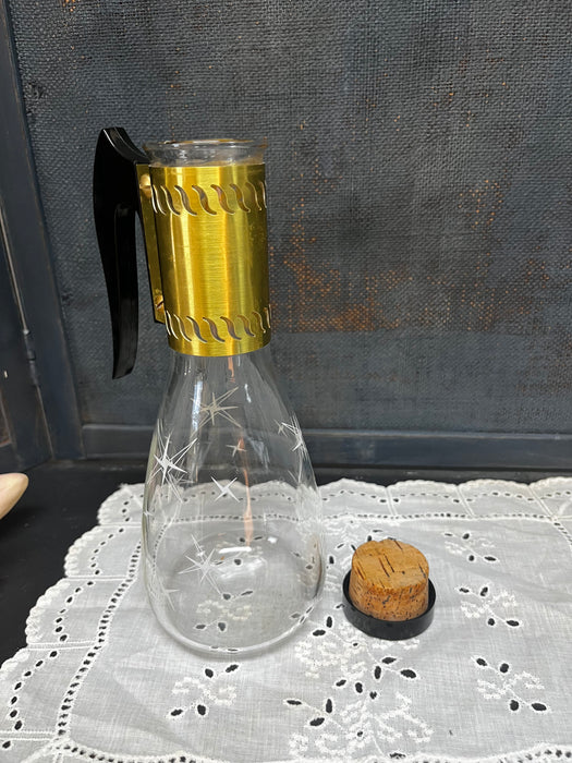 Jim Beam Atomic Star Decanter | Coffee Pot |Liquor Bottle | Glass Carafe