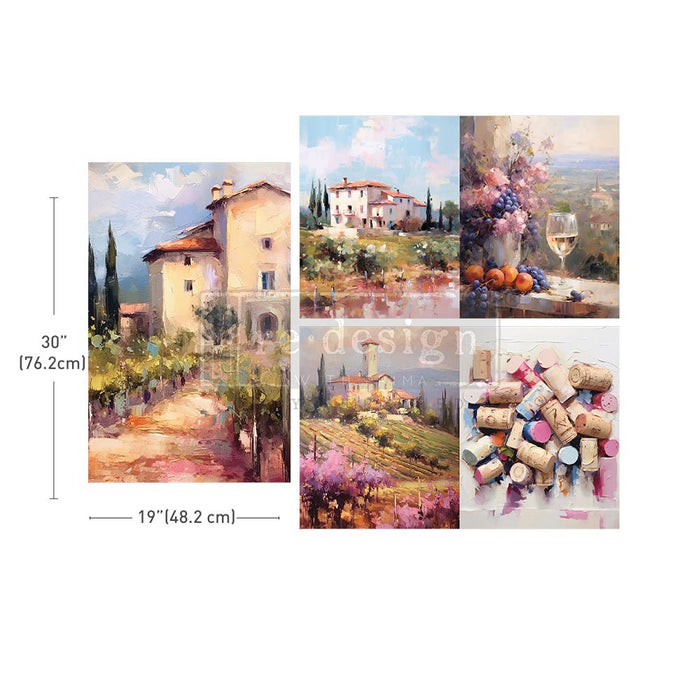 Romantic Getaway Decor Decoupage Paper | Redesign with Prima | Easter 2024