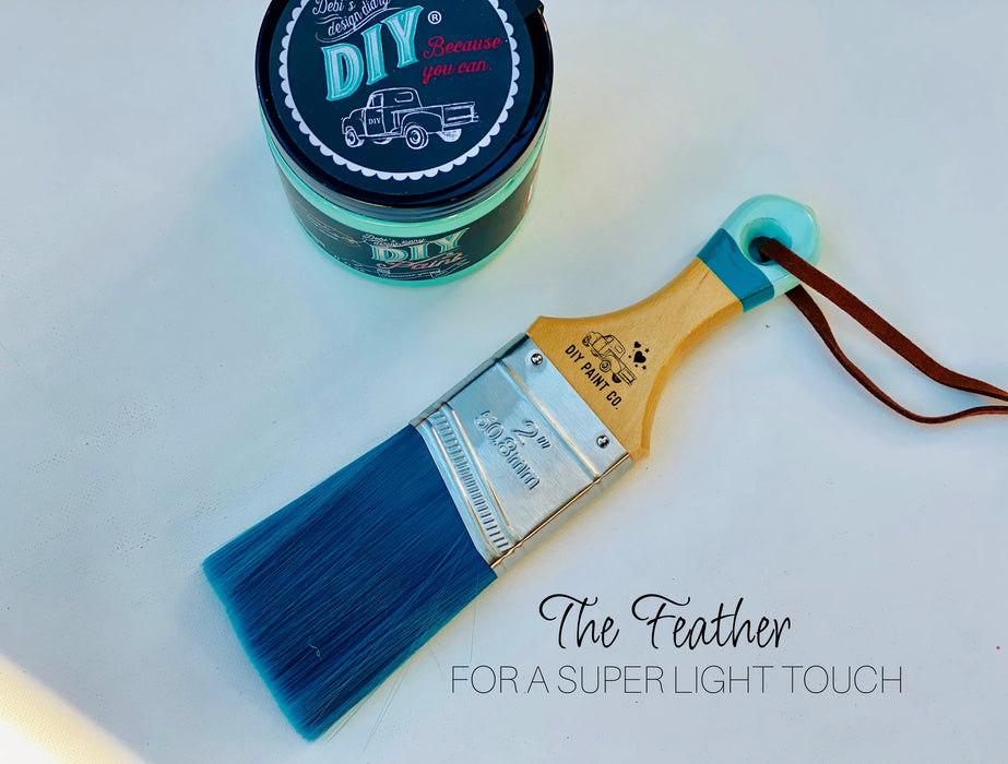 The Feather | DIY Paint Brush by Debi Beard | 2 inch angled