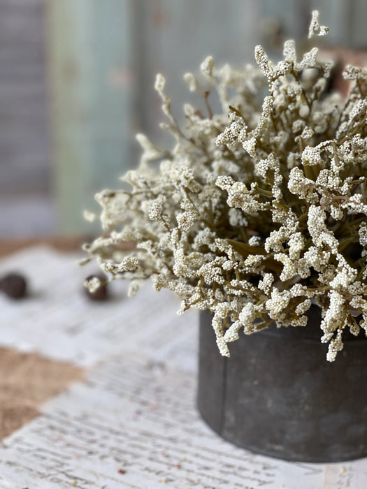 Array Astilbe Half Sphere | Cream with Warm Green | All Season Home Decor