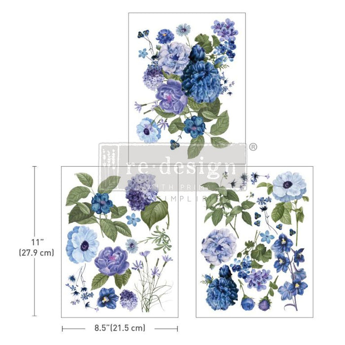 Blue Gardens | Middy Transfers 8.5 x 11 inches | Redesign with Prima