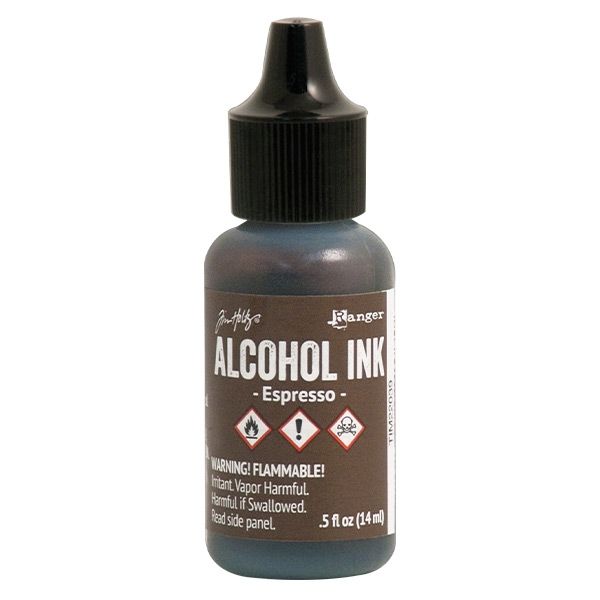 Espresso | Alcohol Ink by Tim Holtz