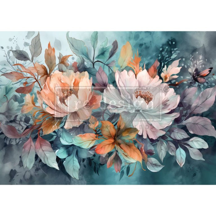 Floral Dream | A1 Decoupage Fiber Paper | Redesign with Prima