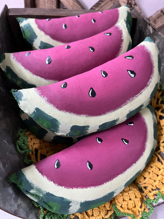 Hand painted Watermelon bowl filler
