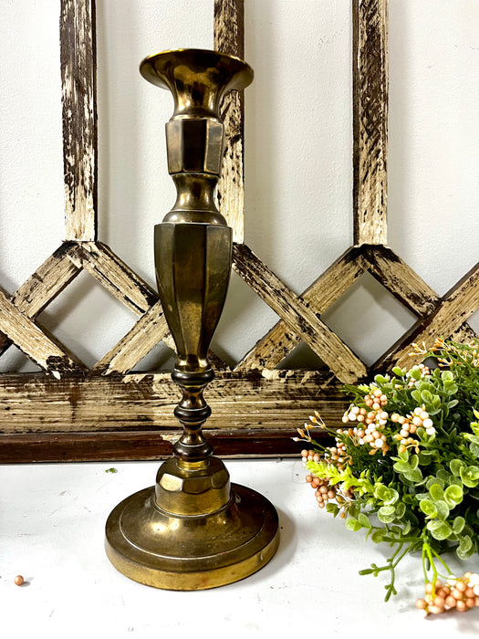 Carolina Brass Candlestick 11”