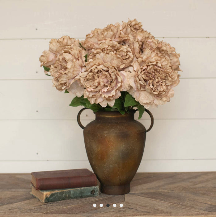 Beige & Pink Peony Stem | 27 inches
