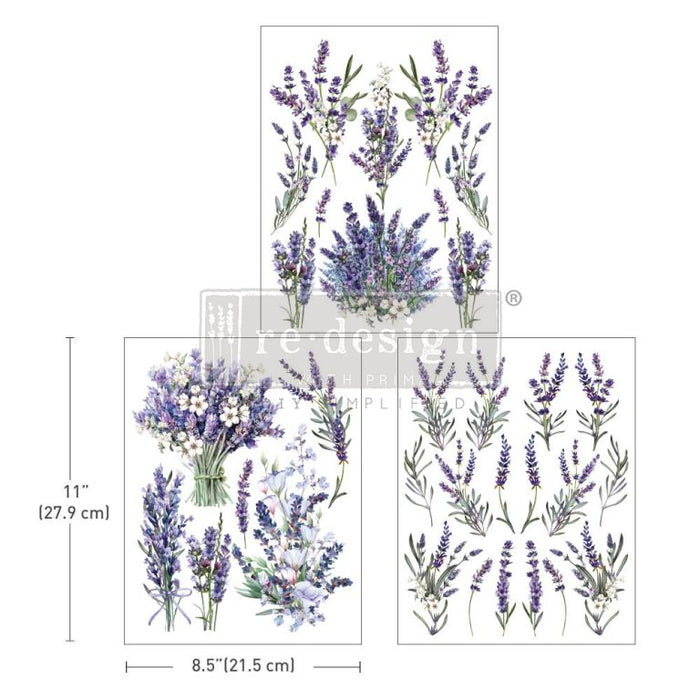 Lavender Bunch | Middy Transfer | Redesign with Prima 8.5 x 11 inches