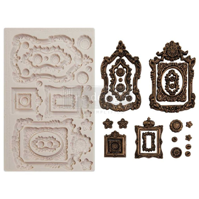 Ornate Frames Decor Mould | Finnabair Mold 5 x 8 | Redesign with Prima