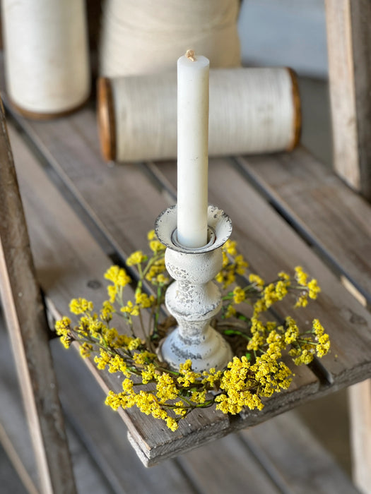 Preakness Candle Ring | Yellow | 8" Perfect for smaller candlesticks and cloches!