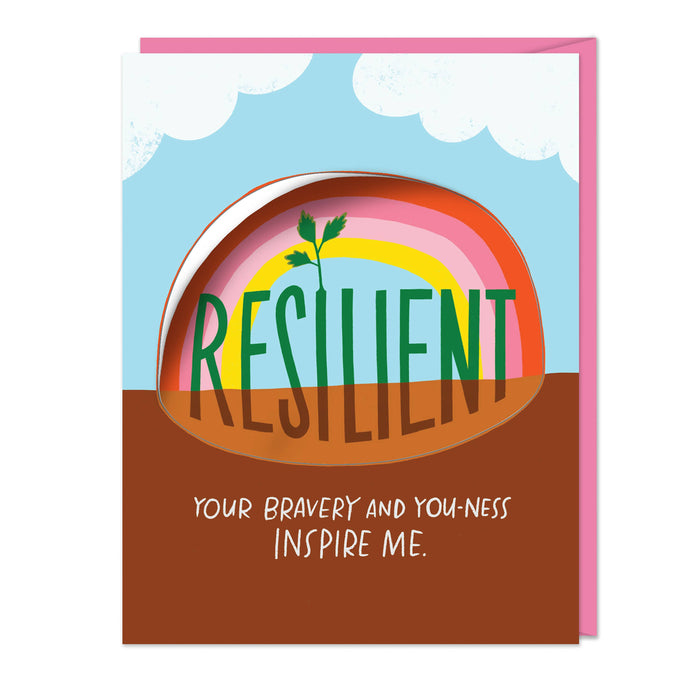 Em & Friends - Resilient Sticker Card