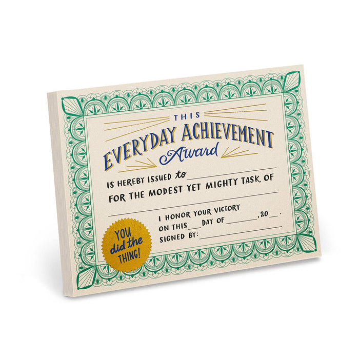 Em & Friends - Everyday Achievement Certificate Notepad (Refresh)