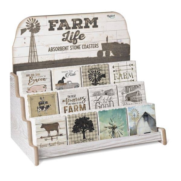 Single Coaster Display - Farm Life Pre-Pack