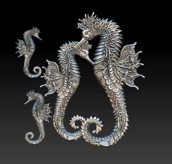 Seahorse Realm Mould by Zuri