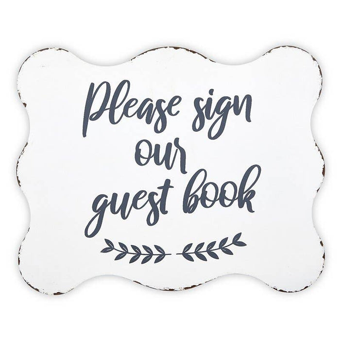 Sign Our Guest Book Sign with Stand | Wedding & Event Decor